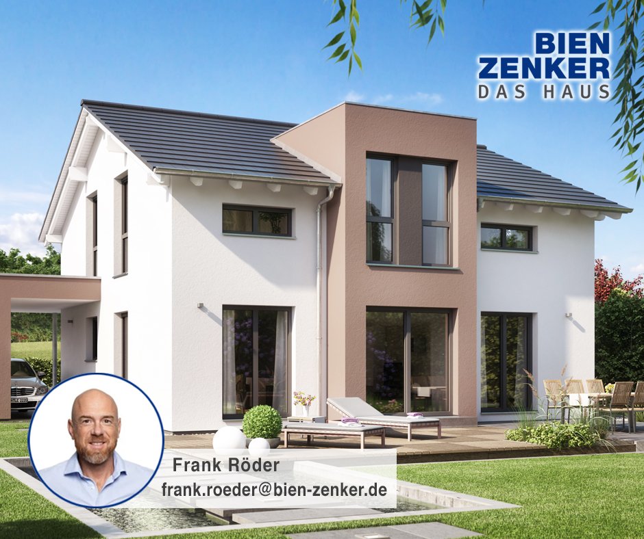 Elegantes Einfamilienhaus (Bien-Zenker) - mit Carport & PV-Anlage